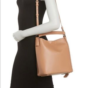 Allsaints leather hobo bag